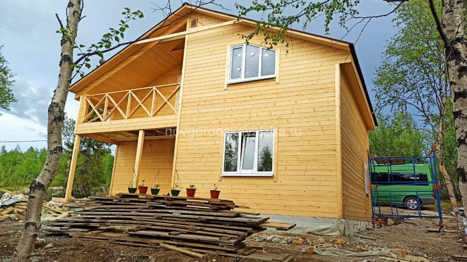 Каркасные дома 8х9 под ключ