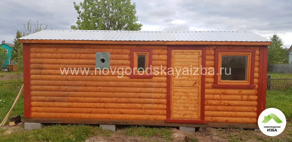 Мобильные бани из бруса